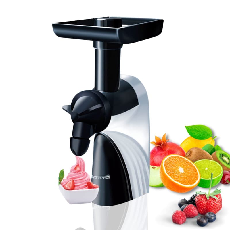 STARLYF PERFECT ICE CREAM, Machine à crème glacée aux fruits très facile à utiliser, 100% naturel, sans gluten