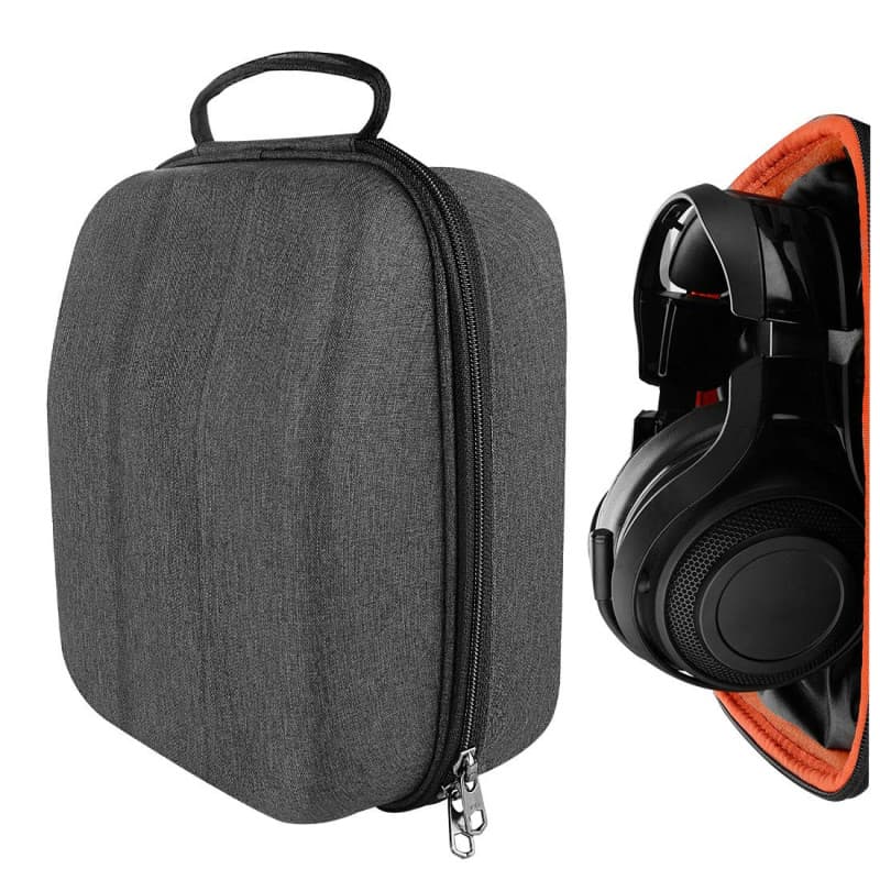 Geekria UltraShell Étui Rigide Compatible avec Razer ManO'War 7.1, Sennheiser GSP 600, 500, PC 373D, Astro A20, A10, Sony Playst
