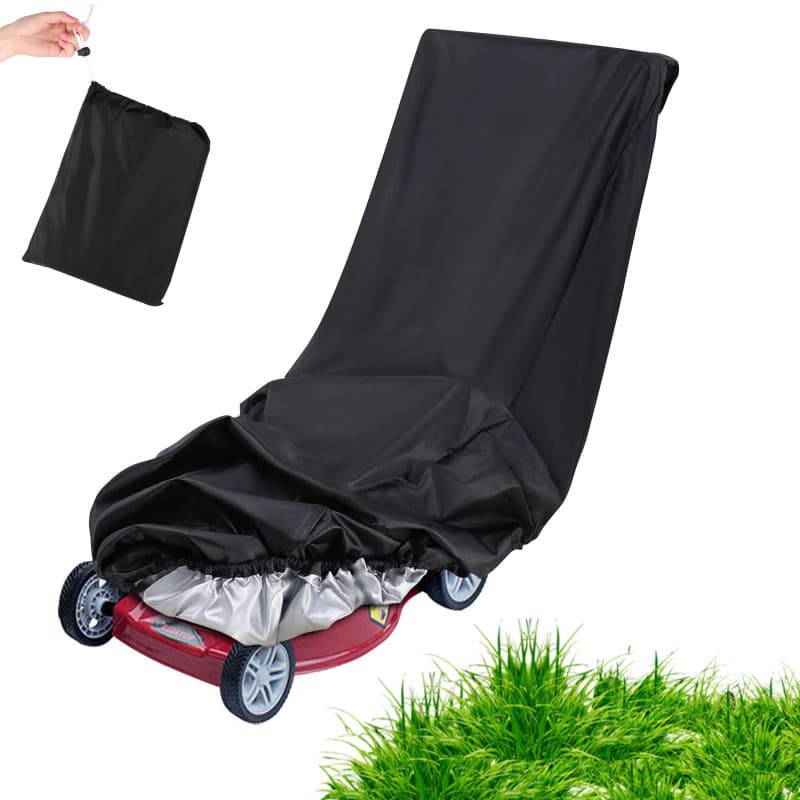 TNOMSNO Housse Protection Tondeuse, Housse de Tondeuse Gazon Imperméable Housse de Tondeuse à Gazon, Housse de Tondeuse en Polye