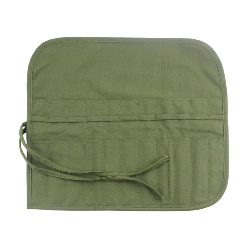 1 trousse à crayons en toile, outil de rangement pour pinceaux, trousse à crayons portable, rideau de stylo avec 22 compartiment