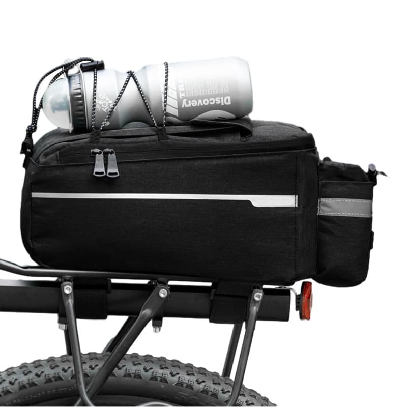 MEMOFYND 1 sacoche de porte-vélos, sacoche de vélo, sacoche de porte-bagages, sacoche de vélo (noire)
