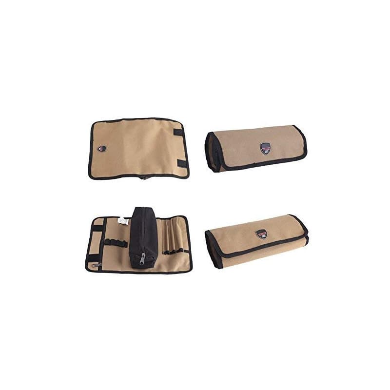iwobi Trousse à Outils,Pliable Enroulable Poches Rouleau Trousse Outillage