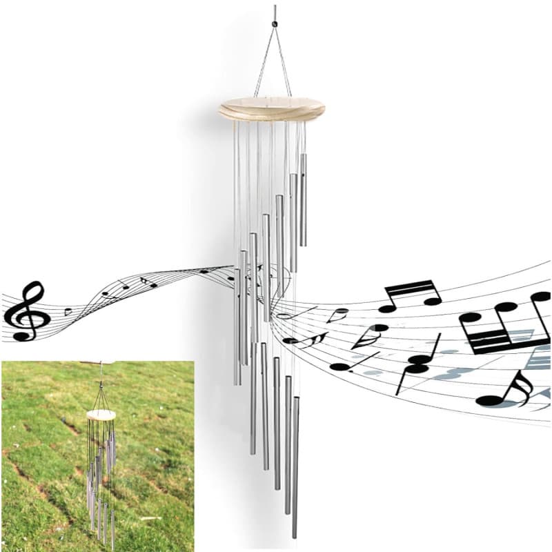 JJiaoLinin Carillon à Vent de Jardin,Carillons éoliens Carillon d'extérieur en Aluminium Carillons Décoratifs Extérieur Bells Bo