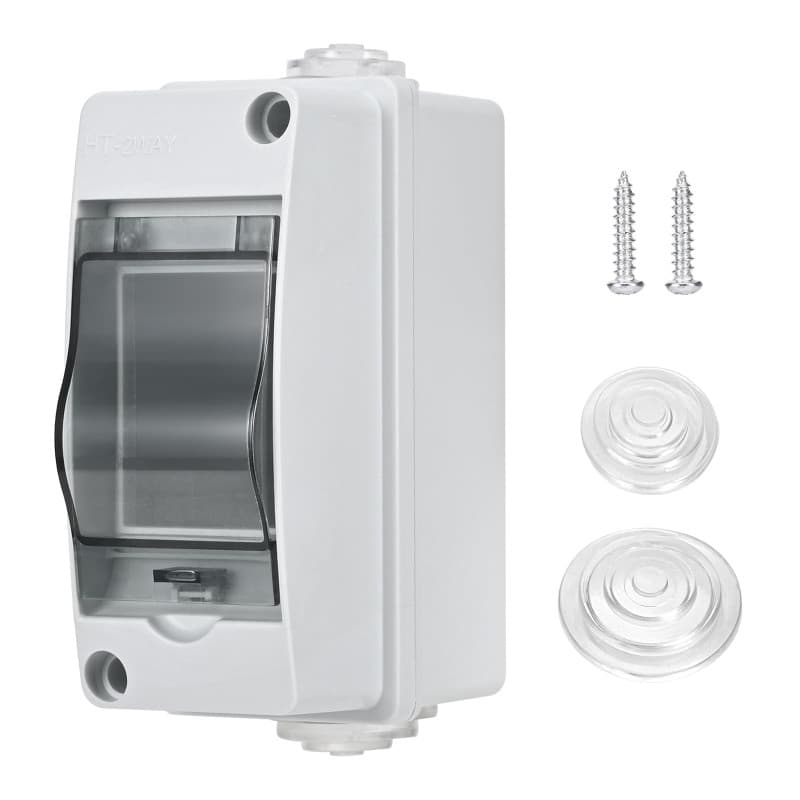 Szaboviktoria coffret electrique etanche Avec 2 Modules, Cache Tableau Electrique, boitier etanche exterieur, boitier de distrib