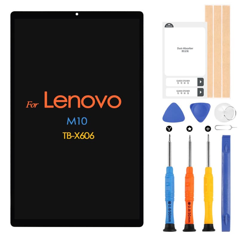 Écran LCD pour Lenovo Tab M10 Plus TB-X606/X606F/X606X LCD Écran Tactile Digitizer Verre Assemblée de Remplacement avec Assemblé