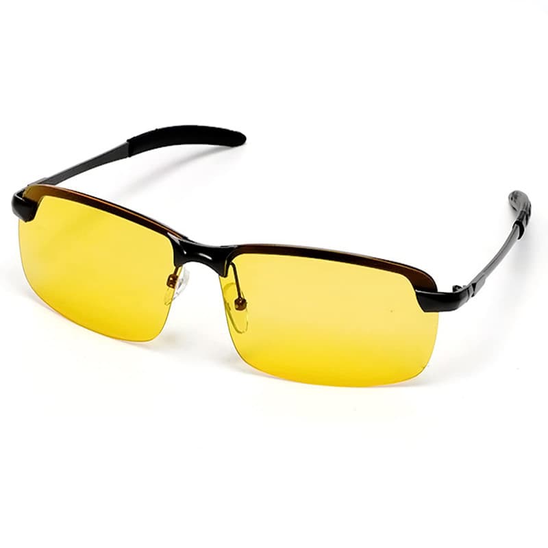 VJK Lunettes de conduite de nuit Anti-éblouissement, polarisées TAC, vision nocturne HD, lentilles de clarté, lunettes de sécuri