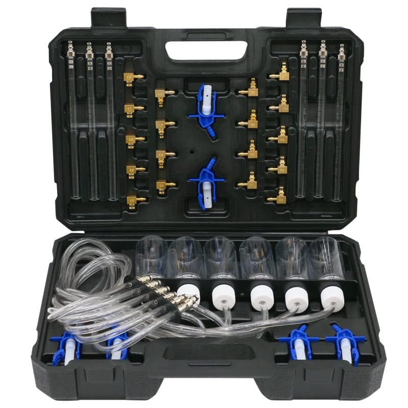 CHANG QI Lot de 24 adaptateurs de débitmètre d'injecteur diesel à 6 cylindres pour testeur de fuite de carburant