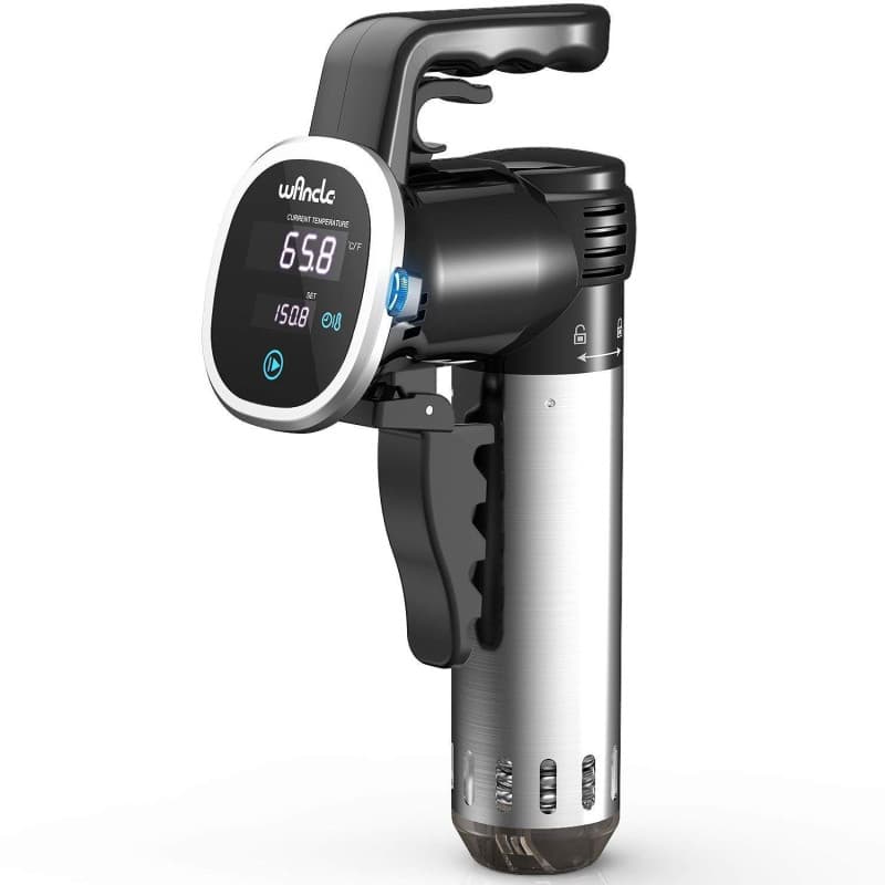 Cuiseur Sous Vide, Wancle Cuisson Sous Vide, 850 W, contrôle précis (+/- 0,1С), silencieux, fonctionnement à une main