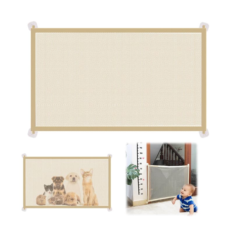 Barrière de Sécurité, Barriere pour Chien sans Percage, Barriere Escalier Chien, Barrière pour Animaux, Chiens et Chats Barrière