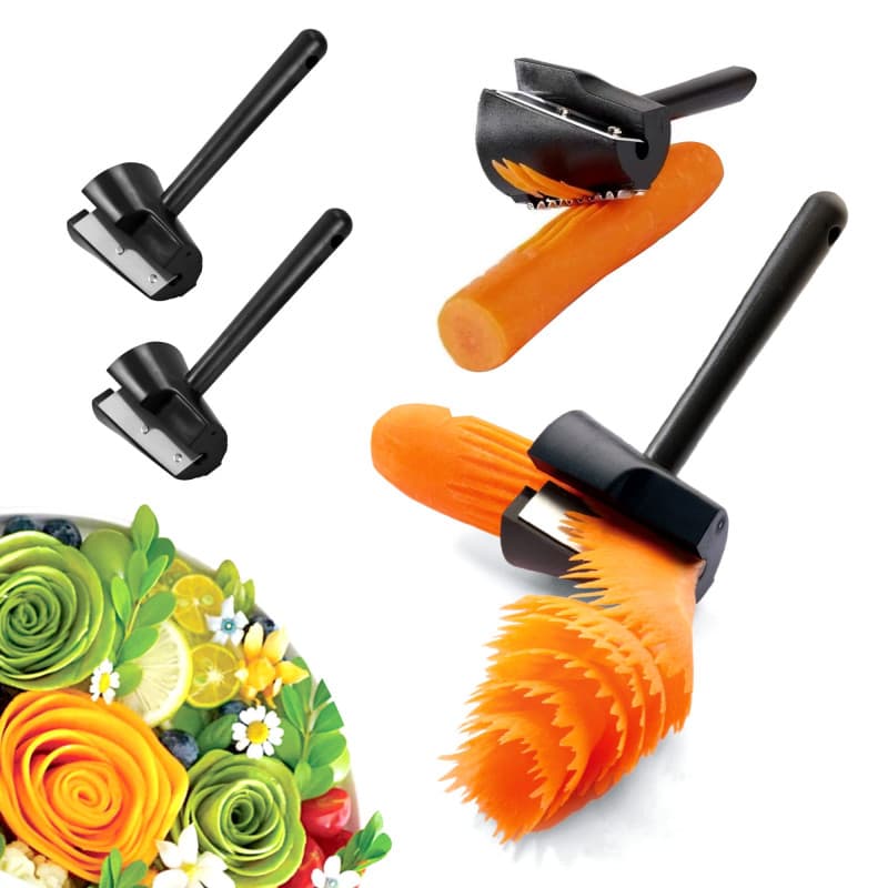 Spiraliseur Légumes Coupe Spiralizer éplucheuse - Rouleau de Fleurs en Entonnoir en Spirale Trancheuse de Cuisine pour Vos Fruit
