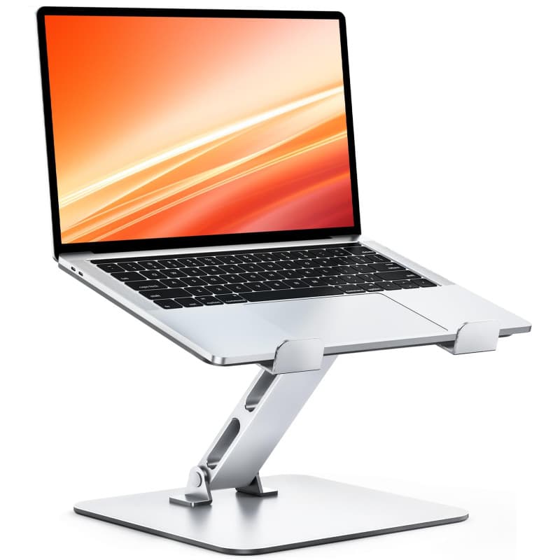 CIRYCASE Support Ordinateur Portable Bureau, Rehausseur PC Portable Stable Aluminium, Ergonomique pour Bonne Posture, Laptop Sta