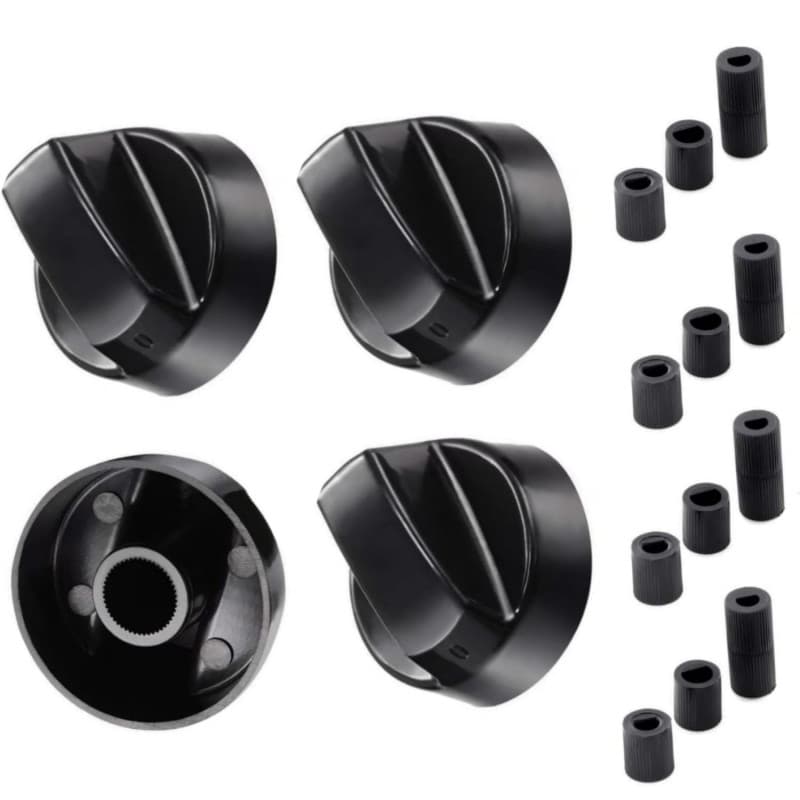 Zwenjuan Bouton Plaque de Cuisson,4pcs Boutons de Commande Universels,Bouton de Cuisinière,Bouton pour Réchaud à Gaz,pour Presqu