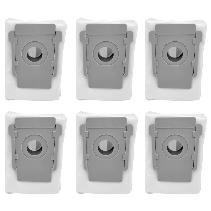 KENSHIRE Lot de 6 sacs d'aspirateur compatibles avec iRobot i7, i7 Plus, i3 i6+, i8 Plus, S9+ Plus Series E5, E6, E7, tous les m