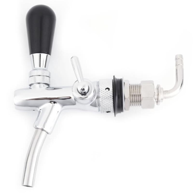 DeWin Tireuse Réglable Robinet Bière, Chromé G5/8 Keg Bière Brassage Robinet pour Restaurants de Bar à Domicile