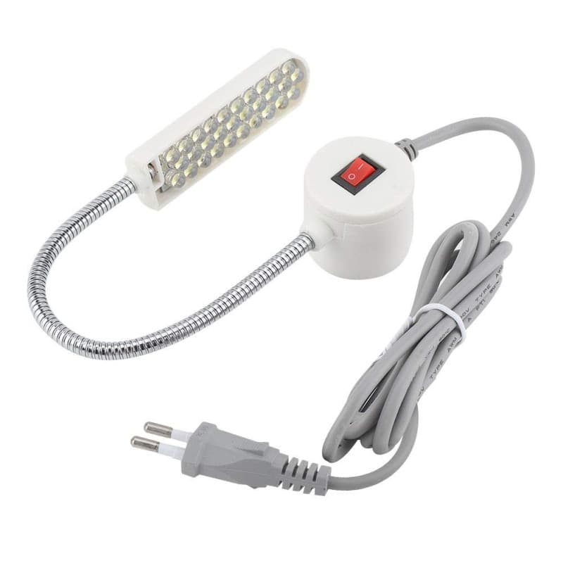 Jadeshay Lampe Machine A Coudre - Lampe de Col de Cygne de Travail Légère 30 LED avec Base magnétique pour Tours, perceuses et M