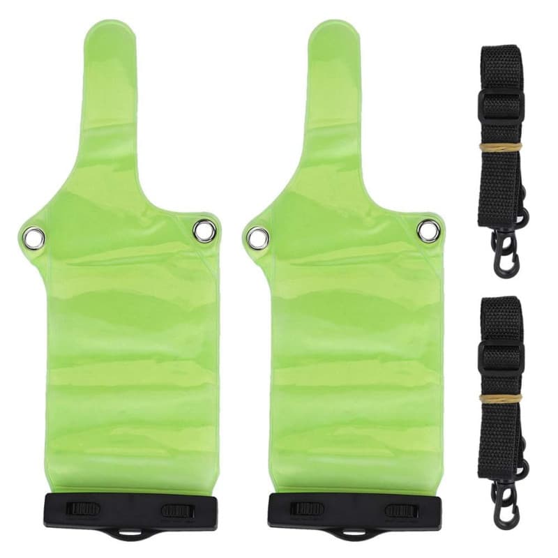 Étui étanche pour Talkie-walkie, 2 pièces Sac de Rangement Portable pour Radio bidirectionnelle avec Sangle de réglage pour Talk