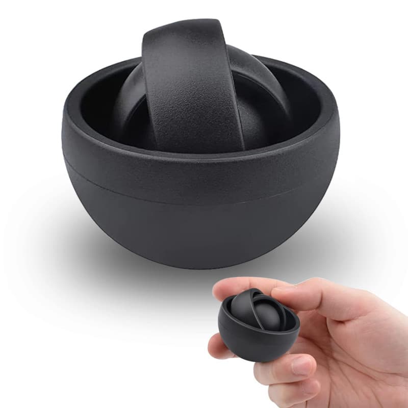 Steemjoey Fidget Toy, Infinite Flip Fun Sensory Fidget Toy Hand Fidget Toy, 3D Ball Toy Fidget, Soulageant l'anxiété du Bout des