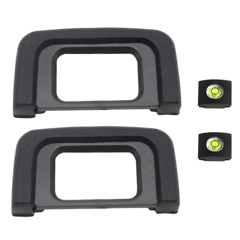 Oeilleton pour Nikon D5500 D5300 D5100 D3500 D3400 D3200 D3300 D3100 D3000 D5600 D5000 D5200 DK-25 Eyecup Viseur Caoutchouc et C