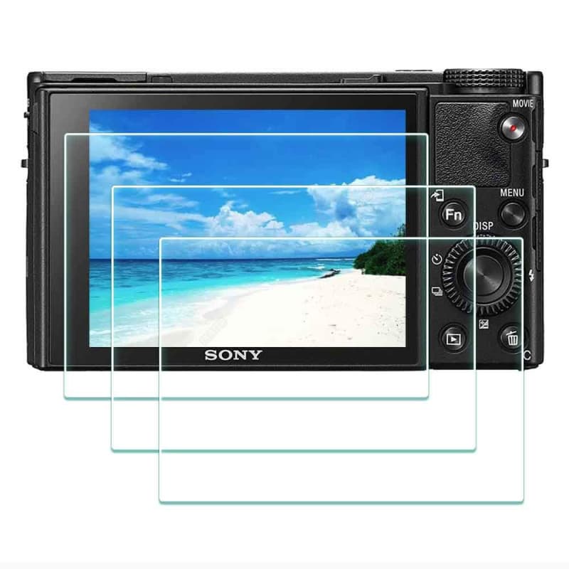 ULBTER Protection D'écran pour Sony RX100 VII DSC-RX100M7 Protecteur Verre Trempé 0,3 mm Dureté 9H Anti-Rayure Anti-Trace Anti-B