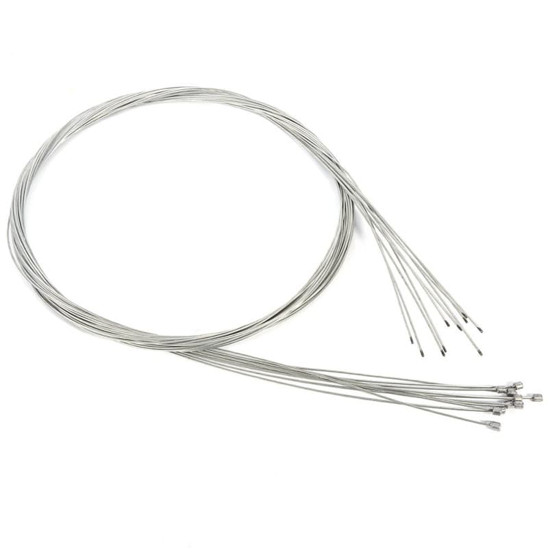Ejoyous 10pcs Câble de Levier de Vitesse, Able de Frein vélo Route Ville Adaptable de Bicyclette Vélo Vitesse de Câble de Dérail