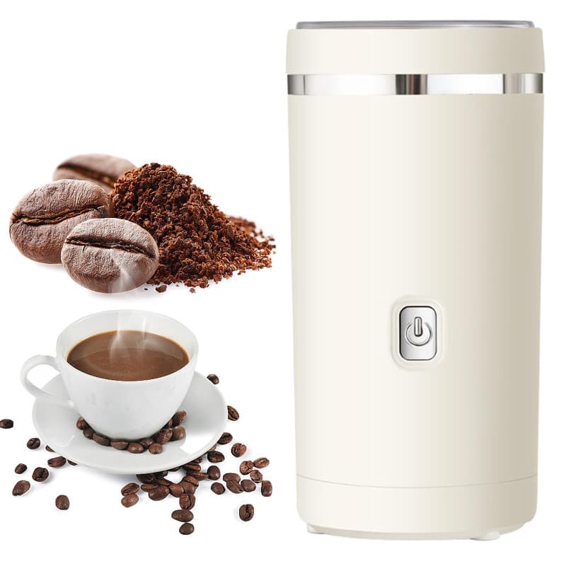 Moulin à Café Électrique, Moulin à Épices, Moulin à Café Électrique Avec Lame En Acier Inoxydable 304, Adapté Aux Grains De Café
