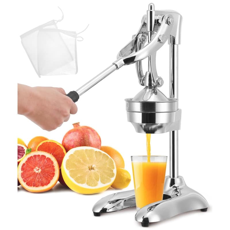 Moongiantgo Presse à Agrumes Manuelle Double Mode, Presse à Citron Professionnelle Avec Levier Facile, Presse à Main Ergonomique
