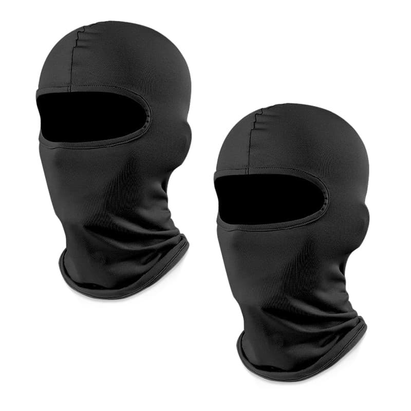QEEQPF Lot de 2 cagoules coupe-vent pour moto - Masque respirant - Accessoire de sport - Unisexe - Pour activités de plein air,