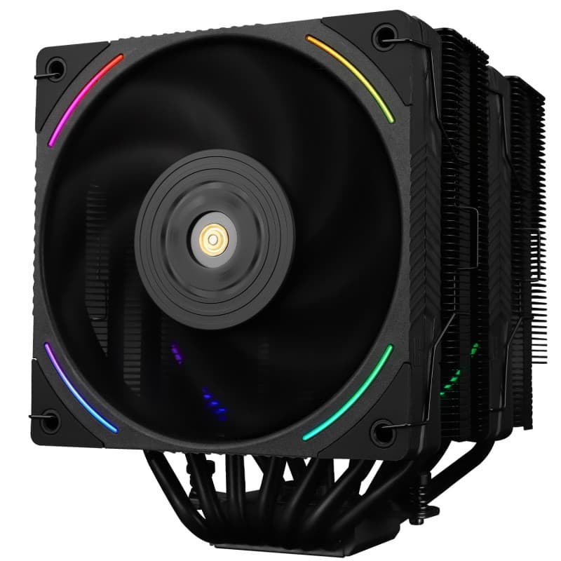 Thermalright Phantom Spirit 120 EVO Refroidisseur de processeur, 7 × 6 mm, double ventilateur PWM, vitesse 2150 tr/min, pour AMD