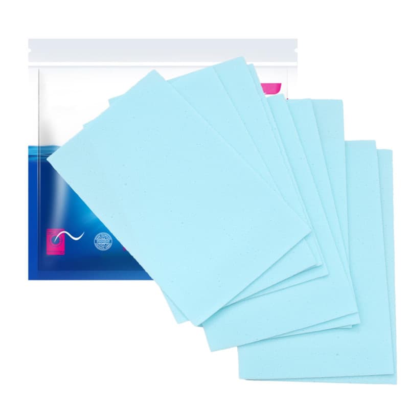 Lot de 50 Feuilles Lessive en Feuilles,Lessive en Feuille pour Machine à Laver,Clean Lessive Lingette Lessive Capsules Lessive,L