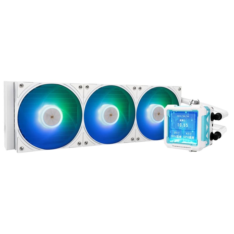 Thermalright FW PRO 360 ARGB Refroidisseur CPU AIO, écran LCD IPS avec résolution 320 x 320, pour AM5 et Intel 1700/1851, puissa