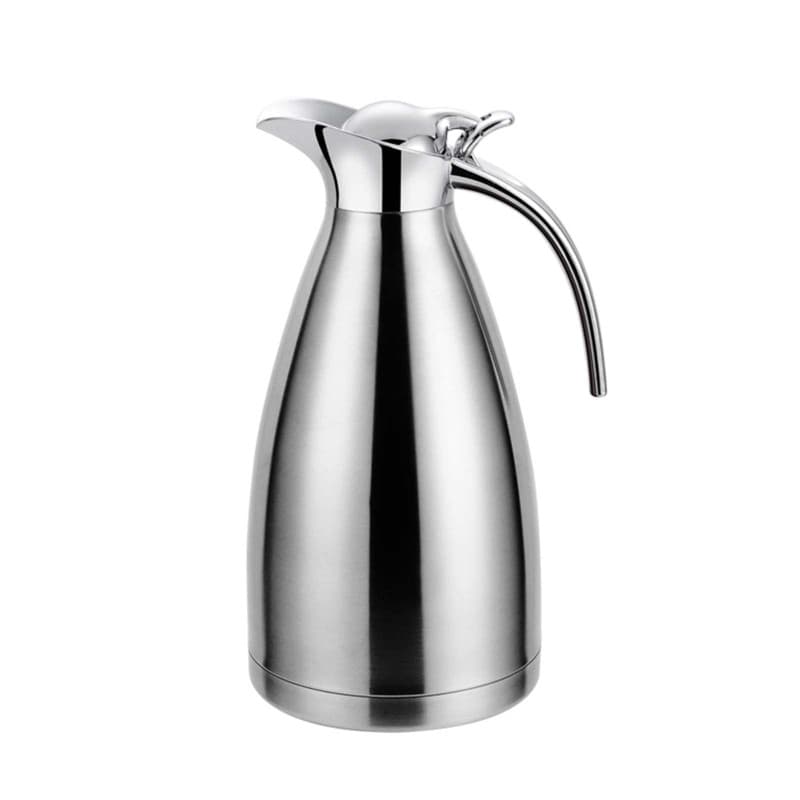 LANTING Thermos,Pichet Isotherme,Thermos Cafe Isotherme 2l,304 Acier Inoxydable Double-Wall Vacuum Isolé Café Pot Thermos,pour E