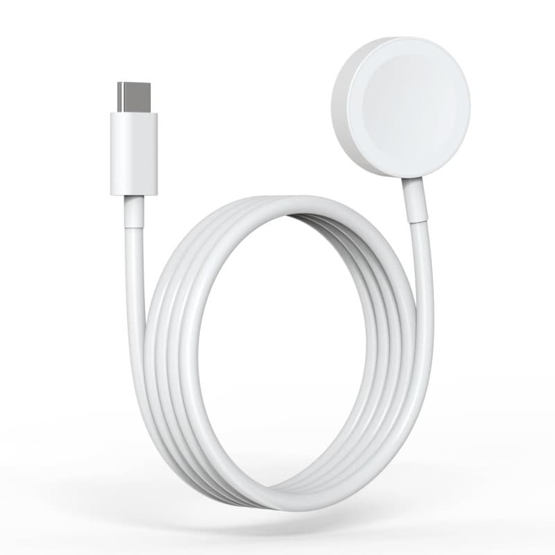 Chargeur pour Apple Watch, Chargeur Magnétique Rapide Sans Fil USB C pour iWatch, Câble de Charge Portable de Type C de 1m pour