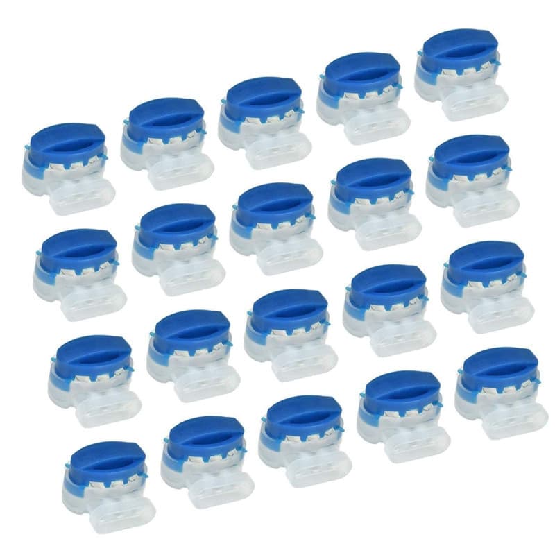 Lot de 20 connecteurs de câble pour Robot Tondeuse - pour câble de délimitation - Kit de réparation pour câble de Robots de pelo