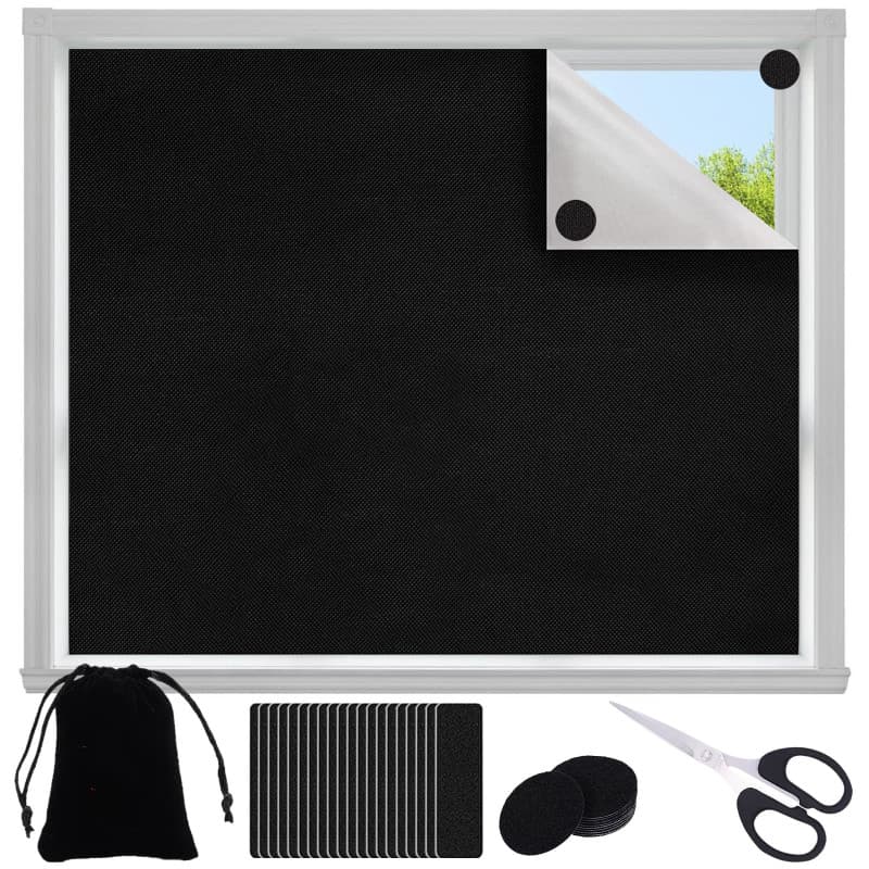 300x145cm Rideau Occultant Réglable Stores Thermique pour Chambre d'enfant, Enfants Chambre Rideaux et Draperies Léger, Sun Bloc