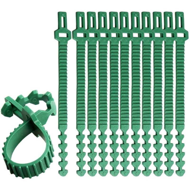 KAHEIGN 10 Pièces À Toute épreuve Attaches Végétales, 35cm Bretelles Ajustables Pour Arbres Liens Pour Plantes De Jardin Interlo