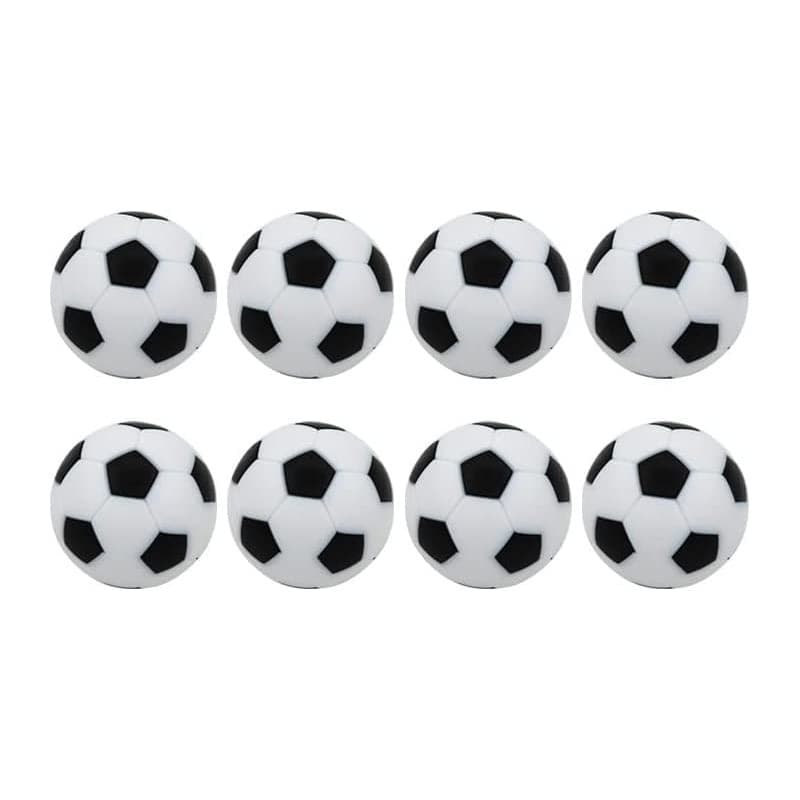 WANGZAIZAI Lot de 8 balles de baby-foot | Balles de baby-foot de qualité supérieure et silencieuses de 32 mm | Parfaites pour le