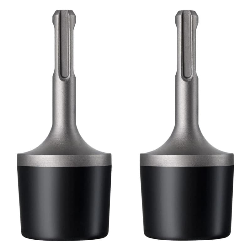 INREPRO 2Pcs Marteau Vibrant En Caoutchouc avec SDS Plus, Marteau Vibrateur De Radiateur, Perforateur À Tige Ronde Vibrant pour