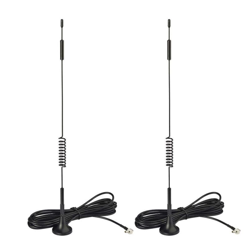 Bingfu Antenne 4G LTE TS9 Base Magnétique Antenne Externe 4G 7dBi(Paquet de 2) Compatible avec Routeur Hotspot Huawei MiFi Modem