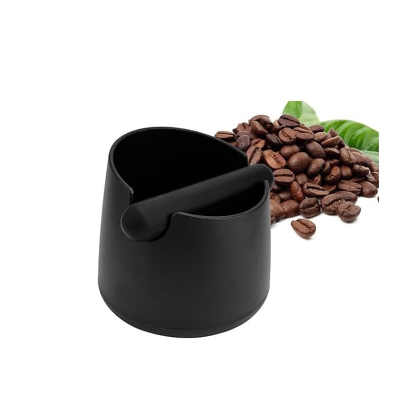 Roysmart Boite à Café Knock Box, Bac Marc de Café Coffee Knock Box Barista Accessoire avec Barre de Frappe Amovible pour Récupér