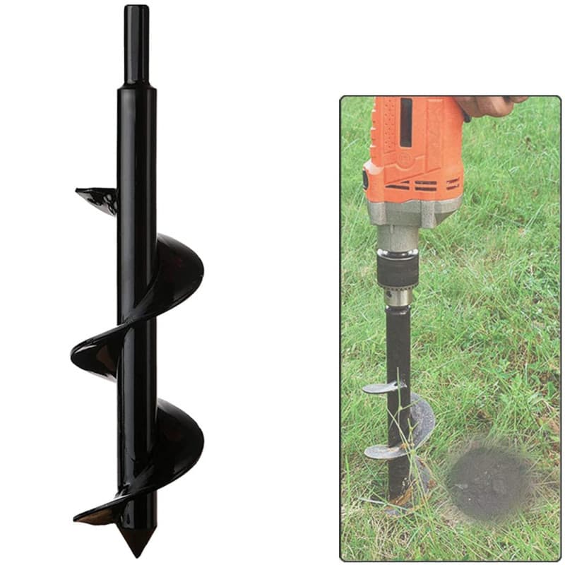 Jardin Foreuse, Tige hexagonale Acier Inoxydable, Tariere Thermique, Creuser des Trous Cultiver en Profondeur, Outil de Plantati