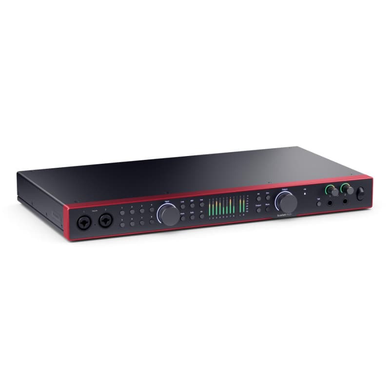 Interface audio USB Focusrite Scarlett 18i20 de 4e gen — des prises de son impeccables et tous les logiciels pour enregistrer en