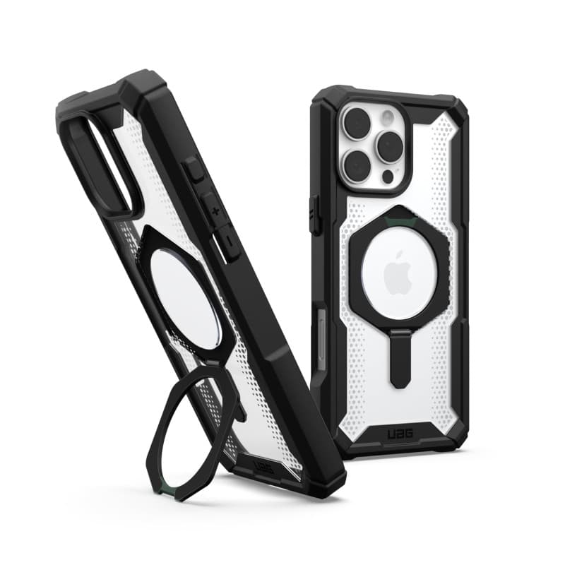 Urban Armor Gear Plasma XTE Case pour Apple iPhone 16 Pro Max Kickstand Cover (Chargement sans Fil/magnétique Compatible, Coque