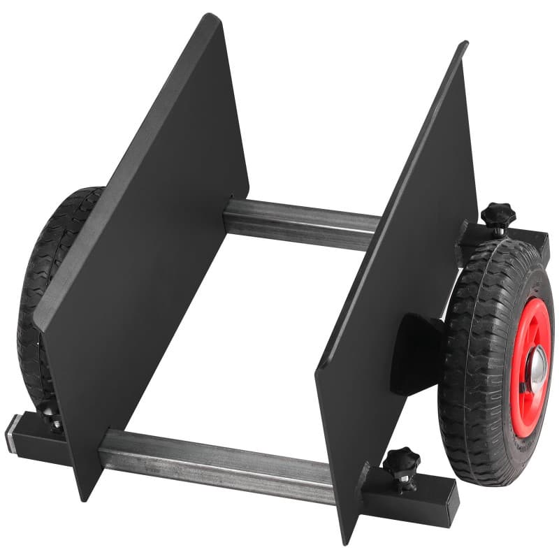 VEVOR Chariot Porte-plaques de Plâtre 272 kg Chariot Panneaux pour Cloisons Sèches Réglable avec Roues Pneumatiques Verrouillabl