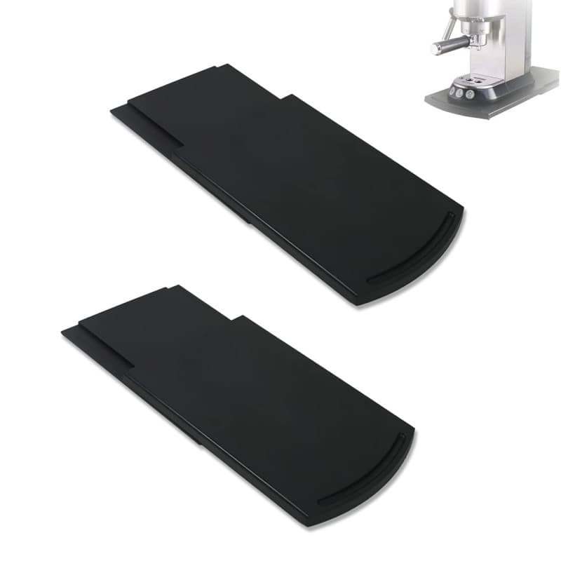 Eucteje Lot de 2 planches à roulettes coulissantes pour appareils de cuisine, machine à café, grille-pain, mixeur