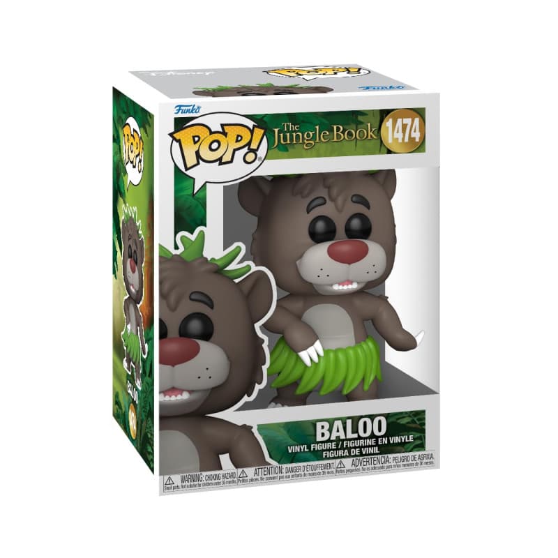 Funko Pop! Disney: TJB - Baloo Bear - Jungle Book - Figurine en Vinyle à Collectionner - Idée de Cadeau - Produits Officiels -