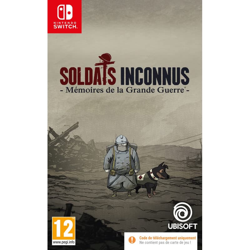 Valiant Hearts The Great War Remaster Code de Telechargement dans Boite (Nintendo Switch)