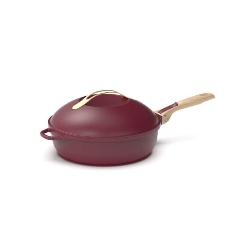 COOKUT - La Fabuleuse poêle 8 en 1 – Un seul ustensile qui remplace poêle, casserole, sauteuse - Avec 2 poignées amovibles, pani
