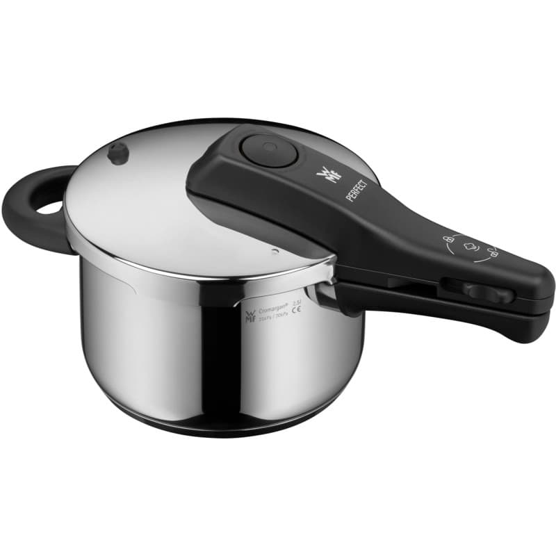 WMF Perfect - Autocuiseur rapide Ø 18 cm de diamètre 2 litres et demi, avec protection contre les flammes, acier inoxydable Crom