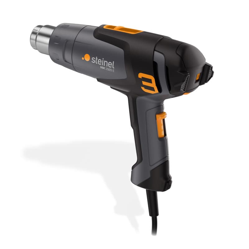 Steinel Décapeur thermique HM 1920 E, 2000 W, 80-600°C, pistolet à air chaud avec chauffage céramique, pour rétracter, filmer, s