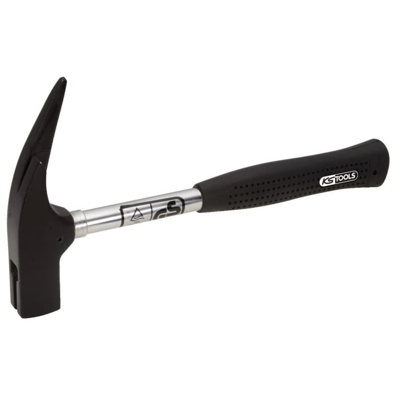Marteau de charpentier magnétique 600 g, manche acier tubulaire, néoprène